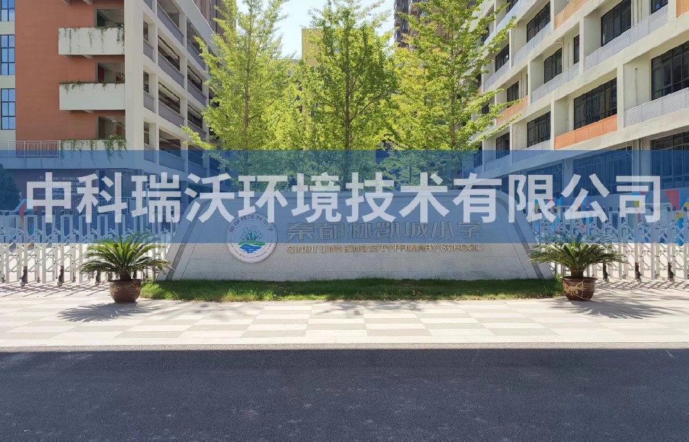 陜西省咸陽市秦都區(qū)鄭國路秦都林凱城小學(xué)實驗室污水處理設(shè)備安裝調(diào)試完成